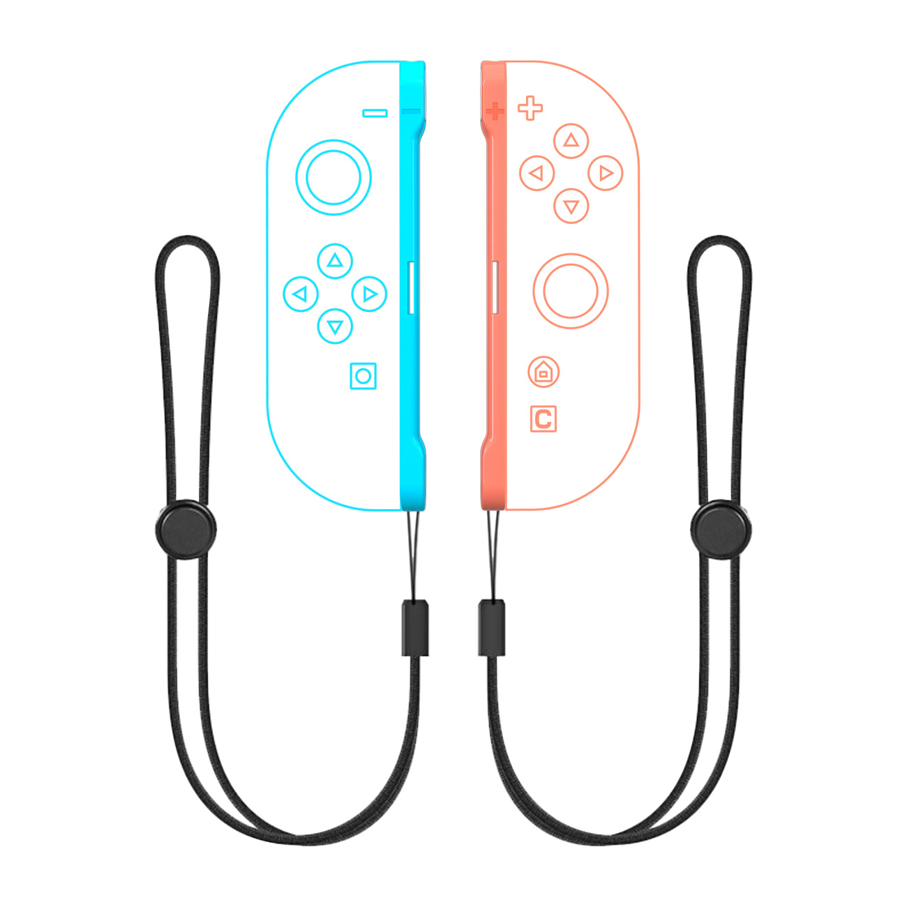 23in1 šeimos Priedų Rinkinys, Skirtas "nintendo Switch 2" Konsolei - Oranžinis Ir Mėlynas