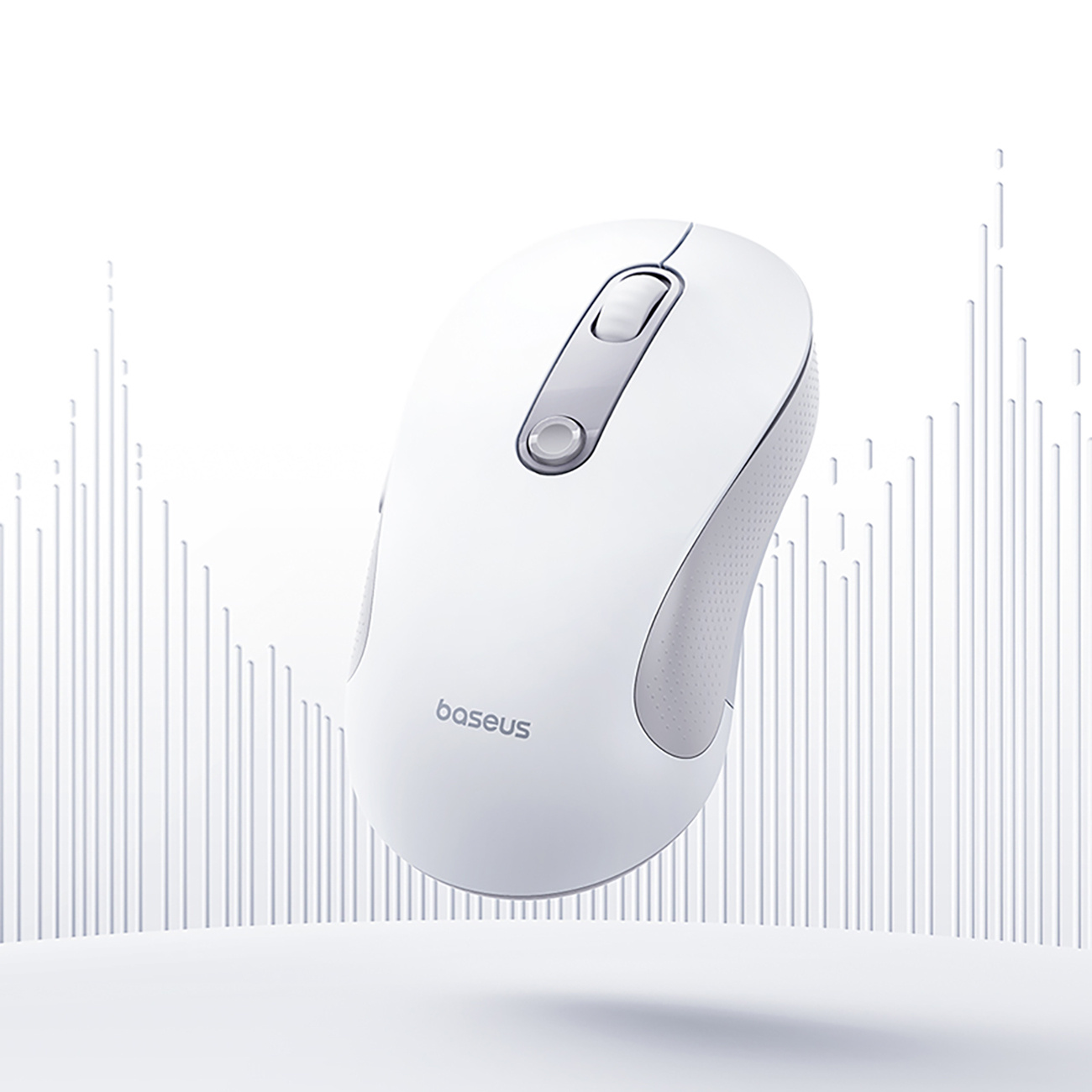 Belaidė Usb 2,4 Ghz Ergonominė Pelė F02 - Balta