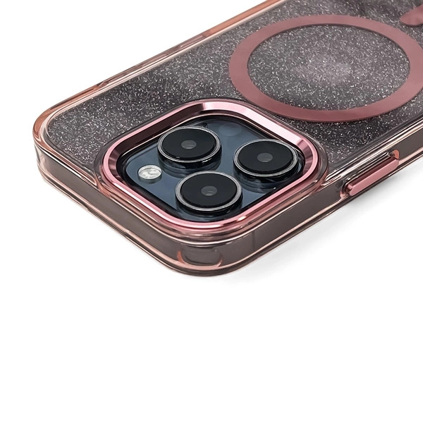 Blizgus Galinis Dėklas "samsung Galaxy A26 5g Glitter Case Magsafe" - Rožinis