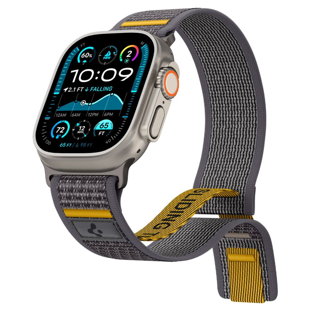 Medžiaginis Dirželis "apple Watch" 44 / 45 / 46 / 49 Mm "athlex Air" - Pilkas