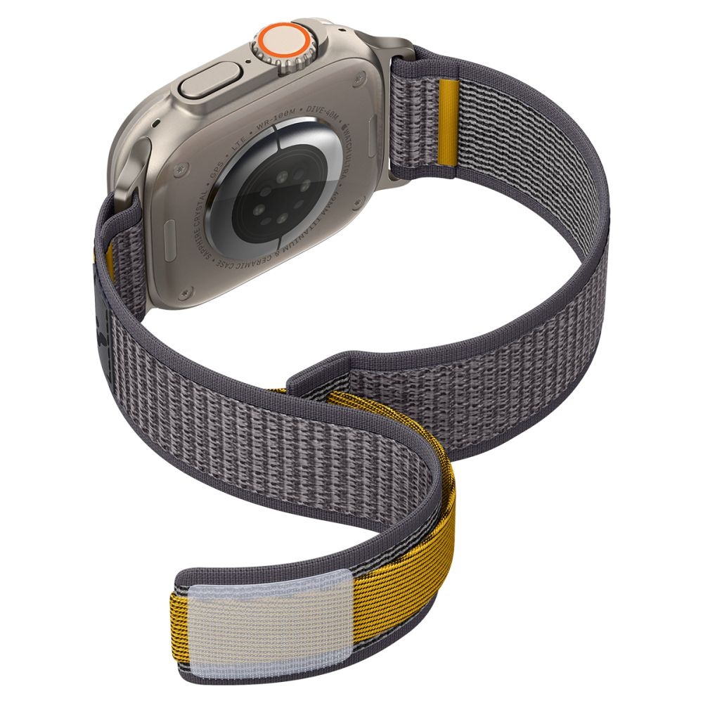 Medžiaginis Dirželis "apple Watch" 44 / 45 / 46 / 49 Mm "athlex Air" - Pilkas