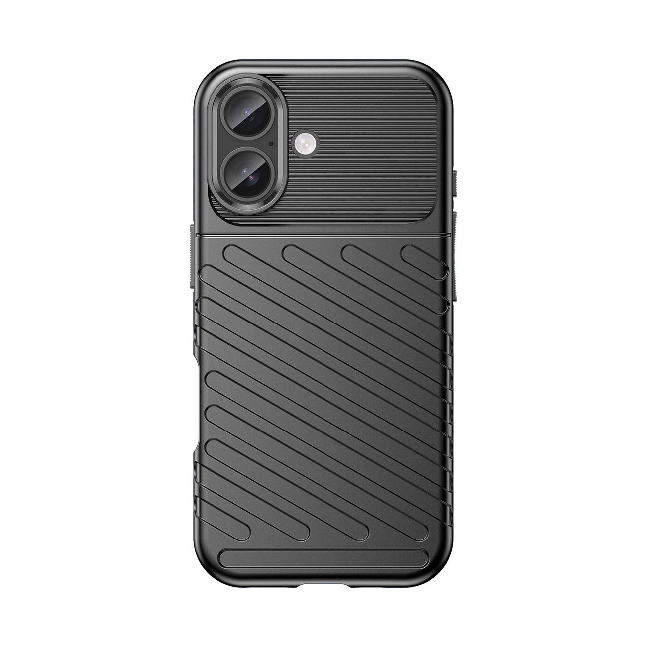 Galinis Dėklas Iphone 17 Thunder Case - Juodas