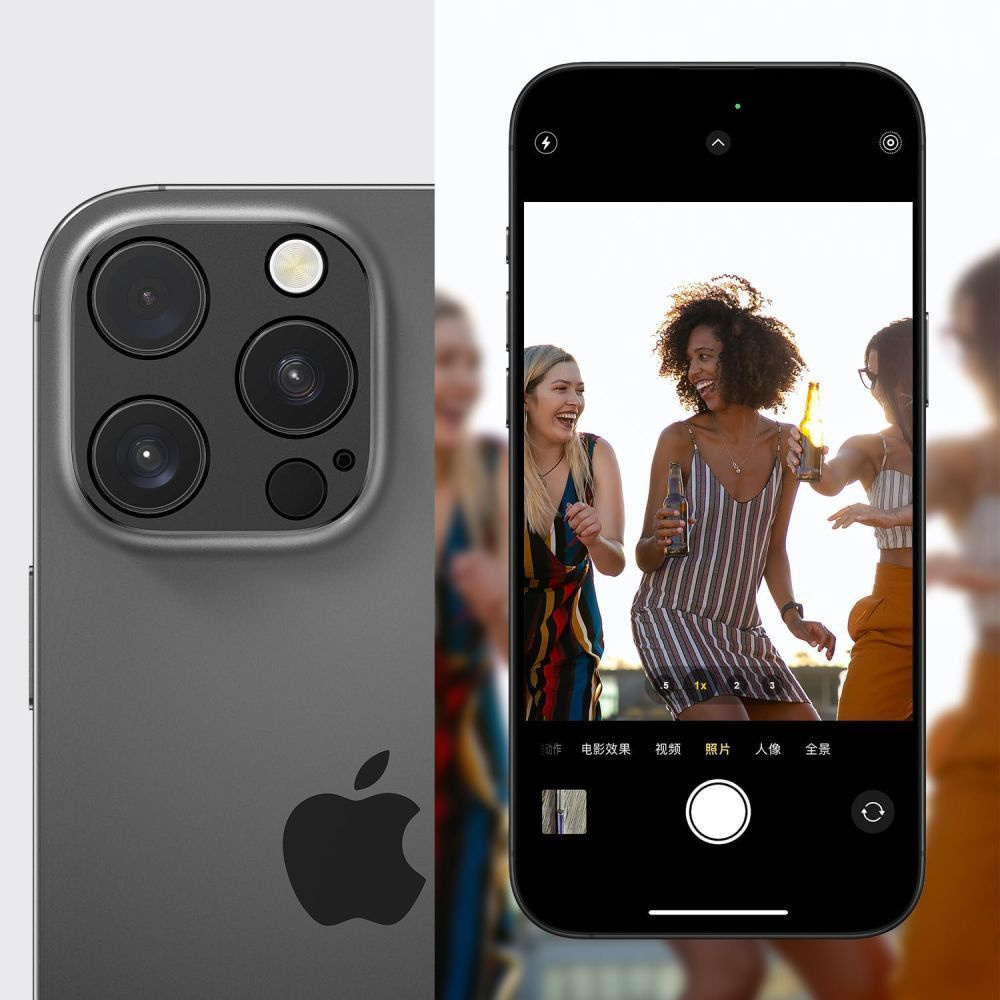 Fotoaparato Dangtelis "iphone 17 Pro Camalloy Fit+" - Oranžinis