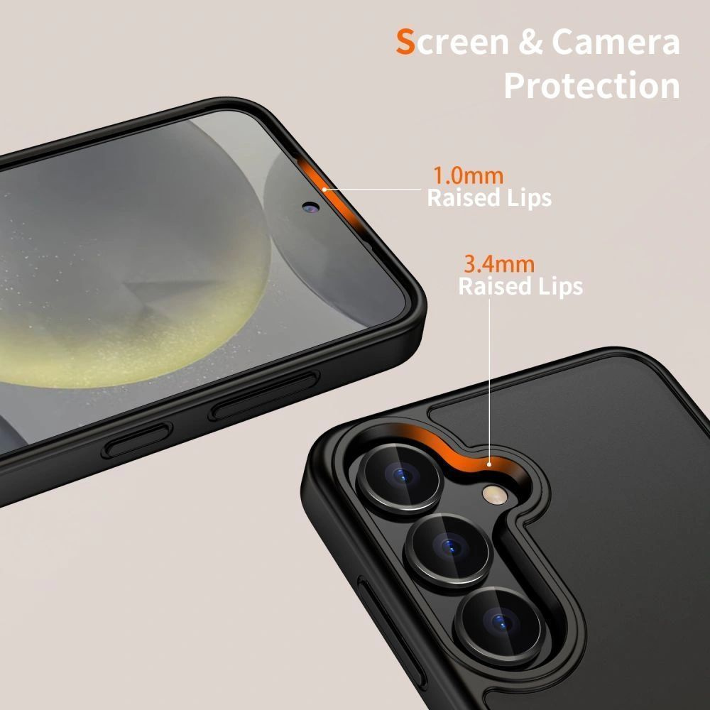 "xiaomi Redmi 15 4g / 5g Magmat" Dėklo Dangtelis - Matinės Juodos Spalvos