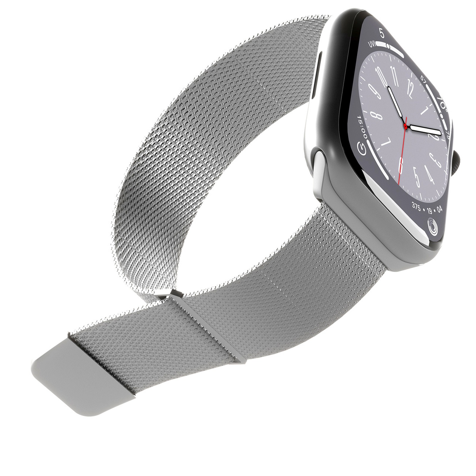 Nerūdijančio Plieno Dirželis "apple Watch" 38 40 41 Mm "milanese" - Sidabrinis