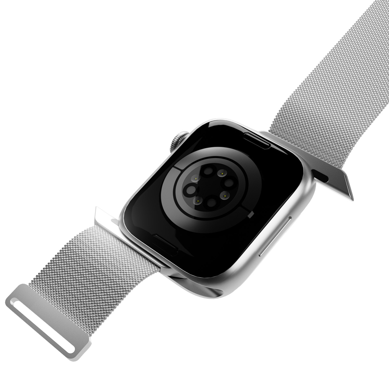 Nerūdijančio Plieno Dirželis "apple Watch" 38 40 41 Mm "milanese" - Sidabrinis