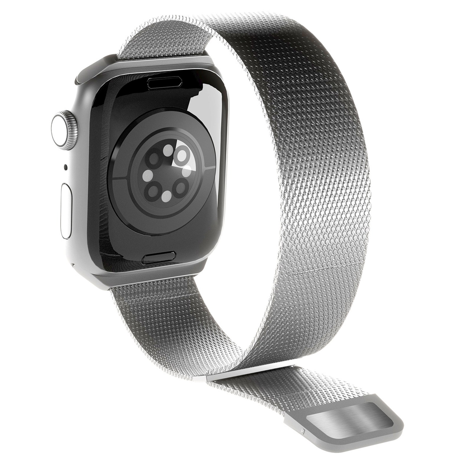 Nerūdijančio Plieno Dirželis "apple Watch" 38 40 41 Mm "milanese" - Sidabrinis