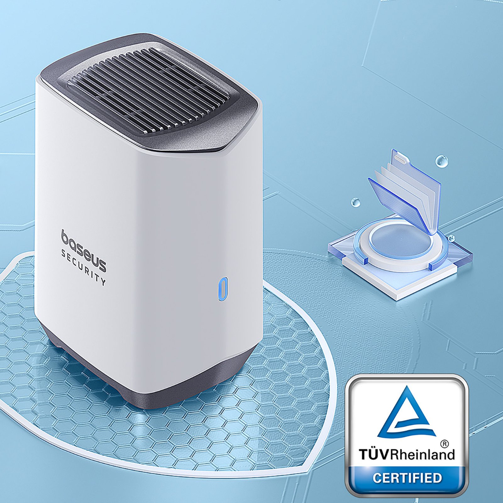 Lauko Stebėjimo Rinkinys 2 Kameros 2k 16 Gb Wifi - Baltos Spalvos