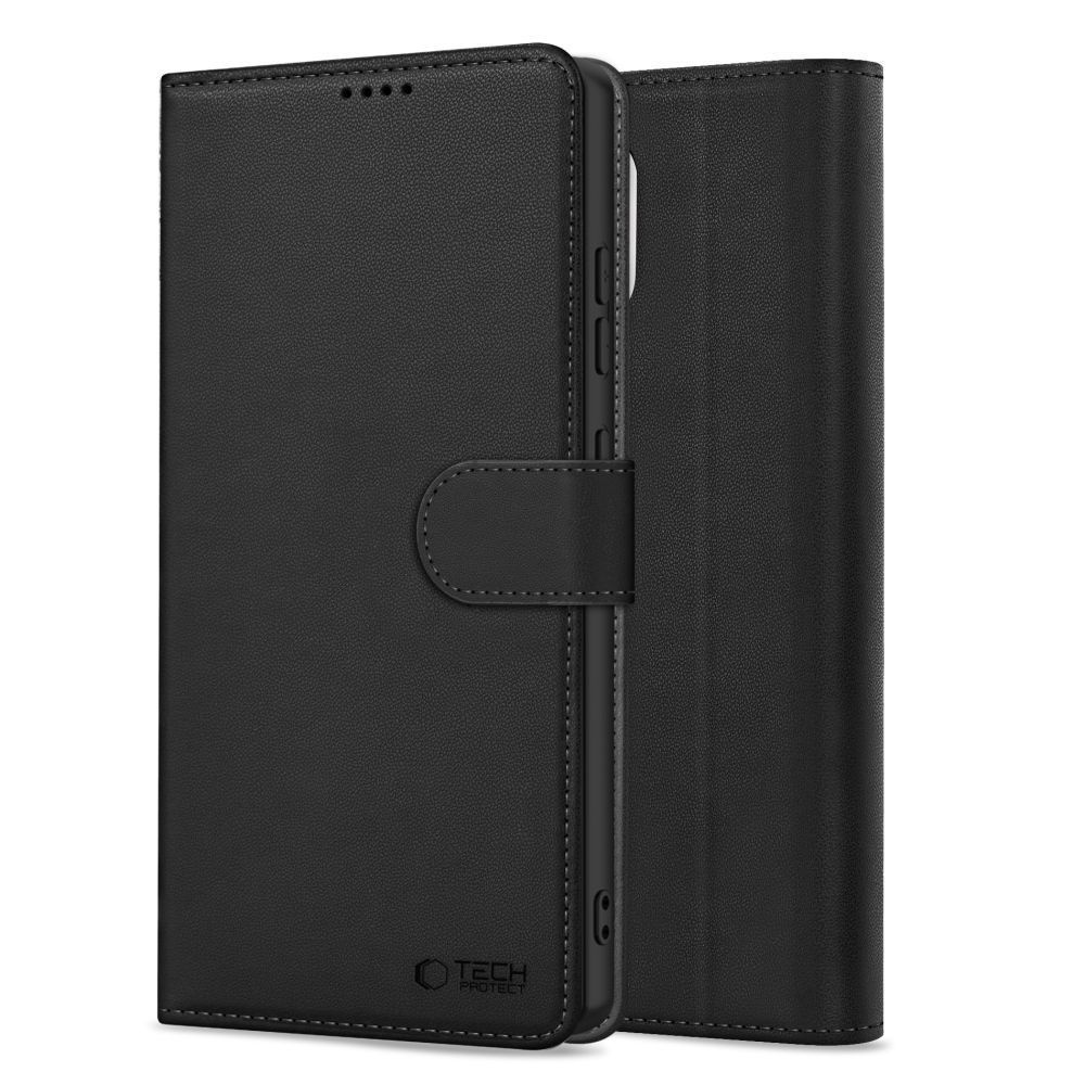 Uždaromas Ekologiškos Odos Dėklas "samsung Galaxy S25 Fe Wallet" - Juodas