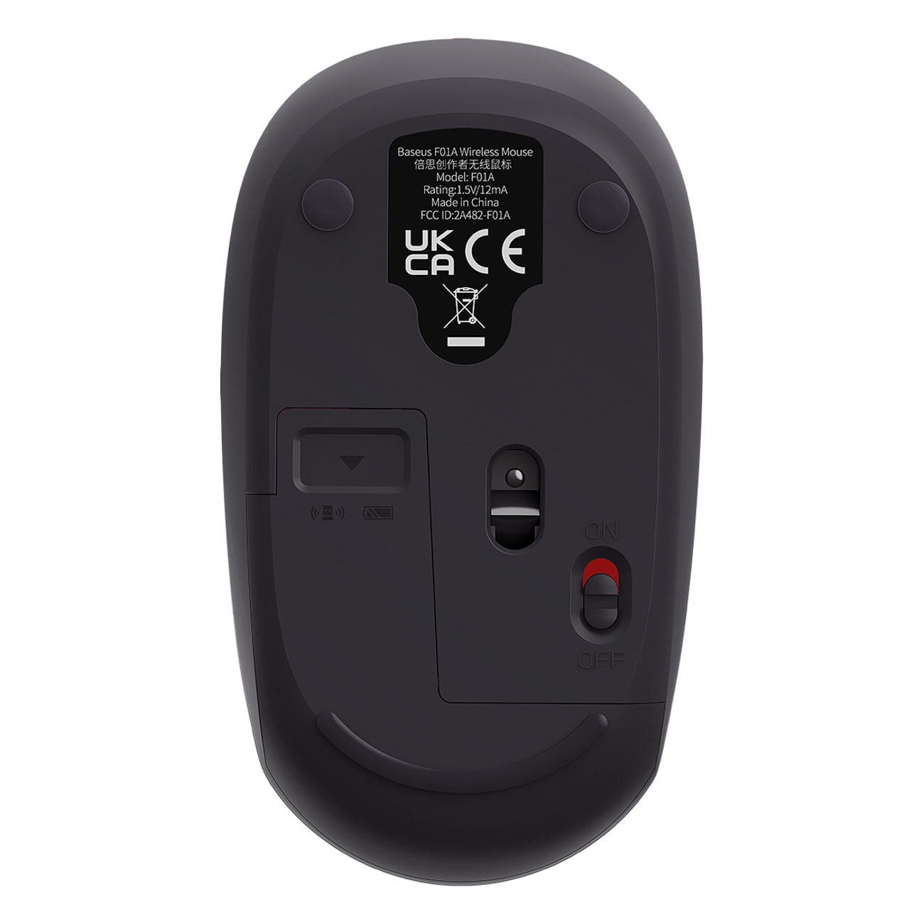 Belaidė Pelė 2,4 Ghz F01a - Pilka