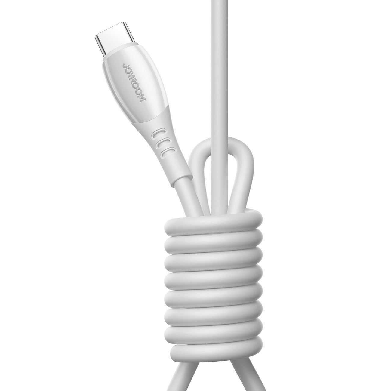 Usb-c Kabelis S-a59 Vibrant Series 60w 1,2 M - Baltas