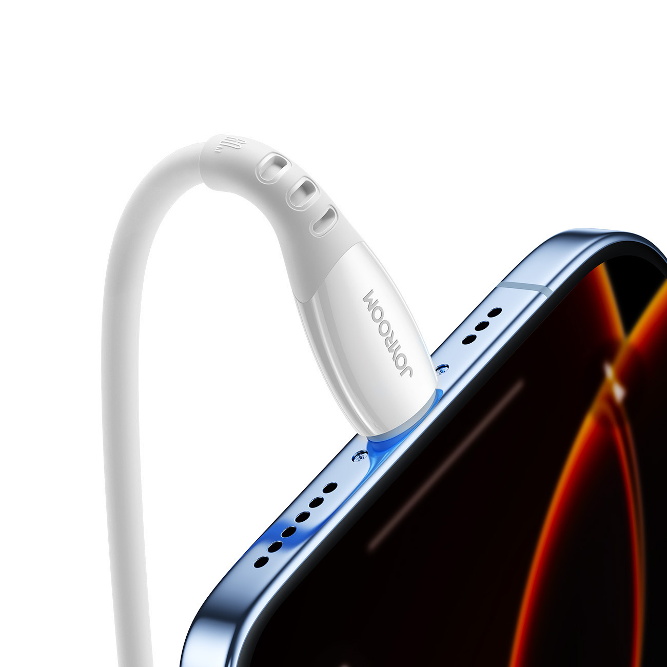 Usb-c Kabelis S-a59 Vibrant Series 60w 1,2 M - Baltas