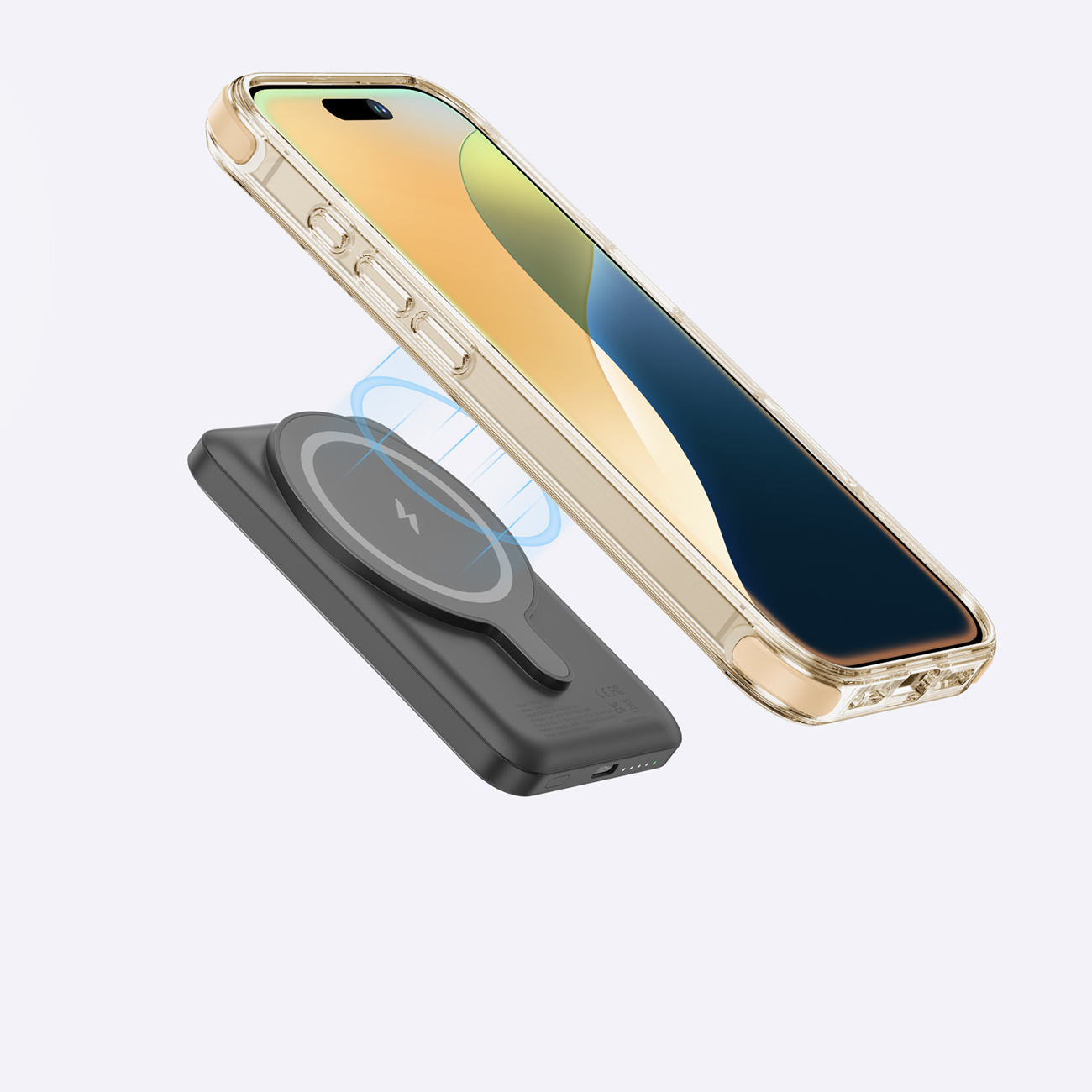 Silikoninė įmautė "iphone 16 Pro Max Omni Mag Case" - Rožinio Aukso Spalvos