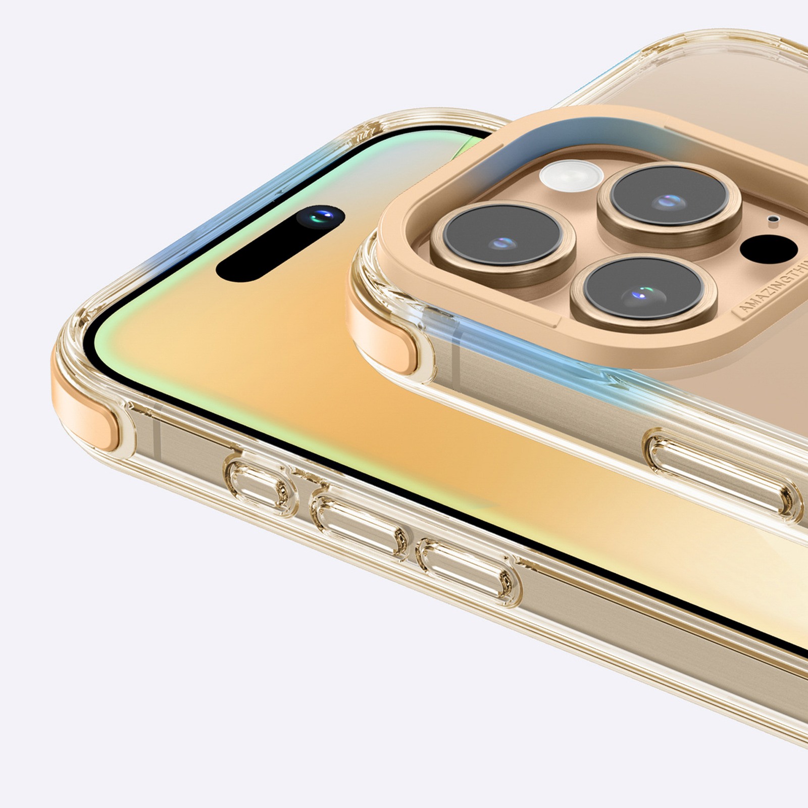Silikoninė įmautė "iphone 16 Pro Max Omni Mag Case" - Rožinio Aukso Spalvos