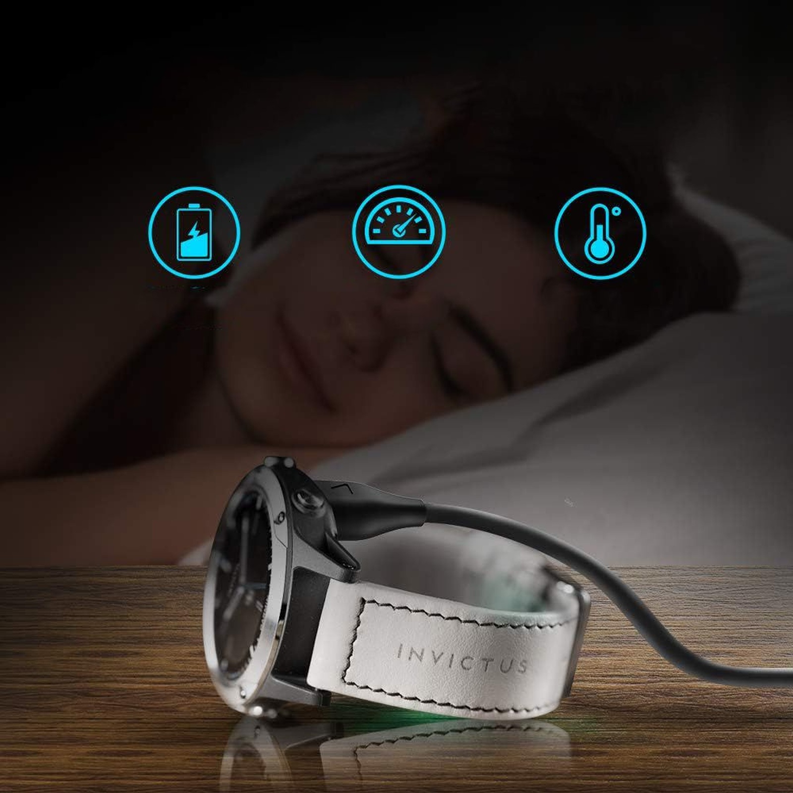 "garmin" Laikrodžiui Skirtas 1 M Ilgio Usb-a Laidas - Juodas