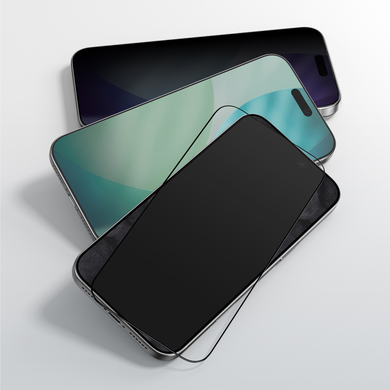 Grūdintas Stiklas, Skirtas "iphone 17 Pro Max Radix Full" - 2 Vnt.