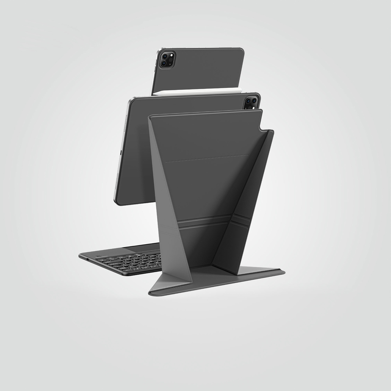 Apsauginis Dėklas Su Stovu, Skirtas "ipad Air M3" 13'' - Juodas