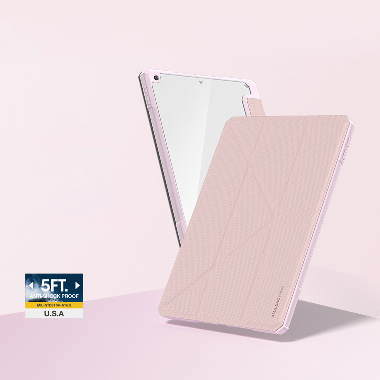 Dėklas Su Rašiklio Laikikliu, Skirtas "ipad Air M3" 11'' - Rožinis