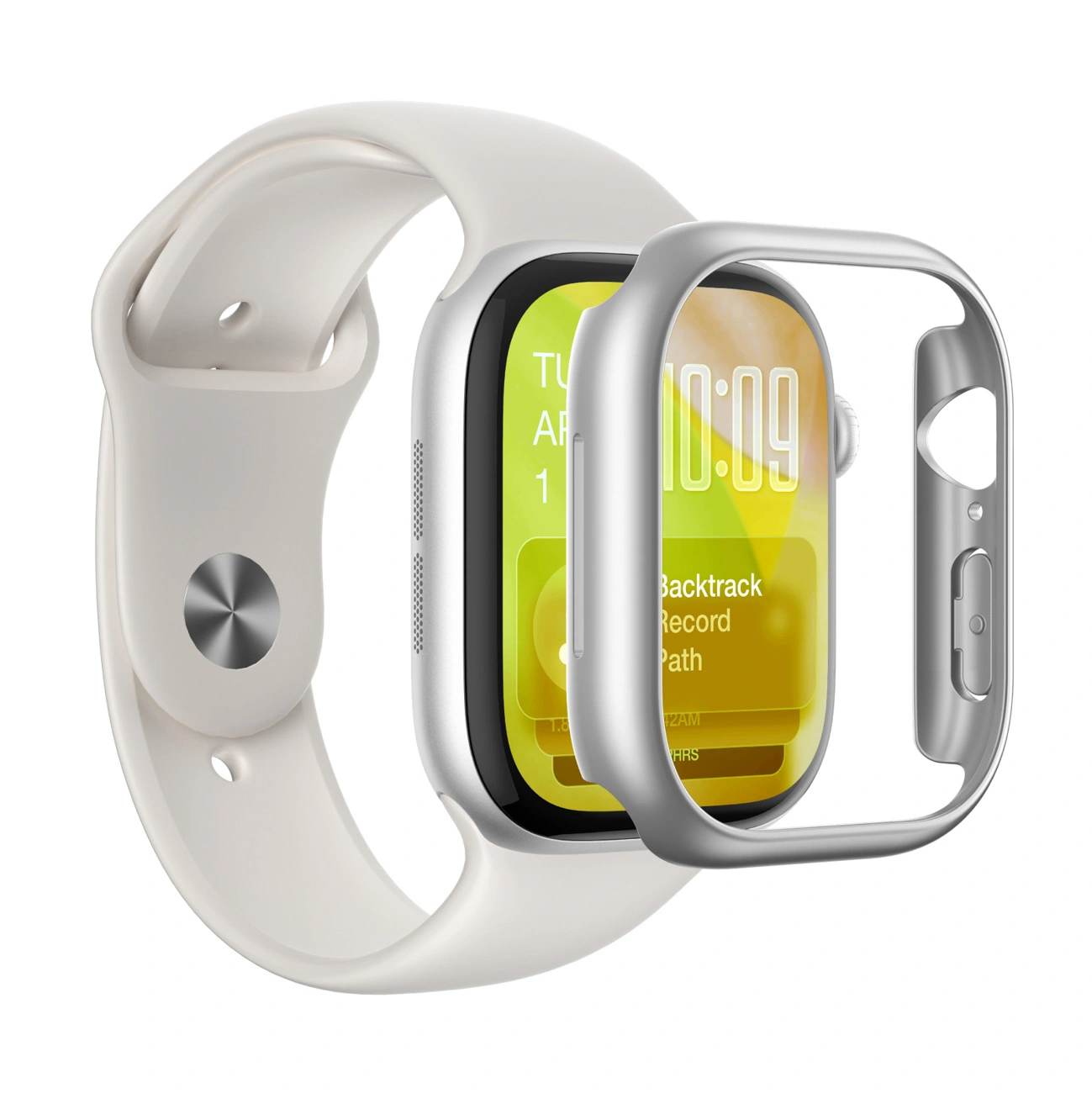 Apsauginis Dėklas "apple Watch Series 11 46mm Minimal" - Sidabrinis