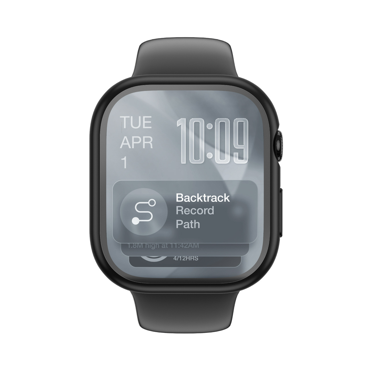 Apsauginis Stiklas Su Dėklu, Skirtas "apple Watch Series 11" 46 Mm "radix" - Juodas