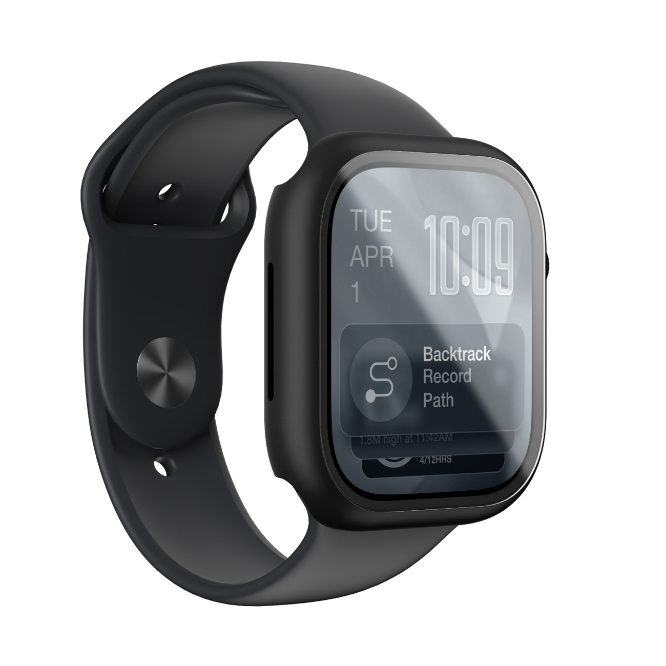 Apsauginis Stiklas Su Dėklu, Skirtas "apple Watch Series 11" 46 Mm "radix" - Juodas