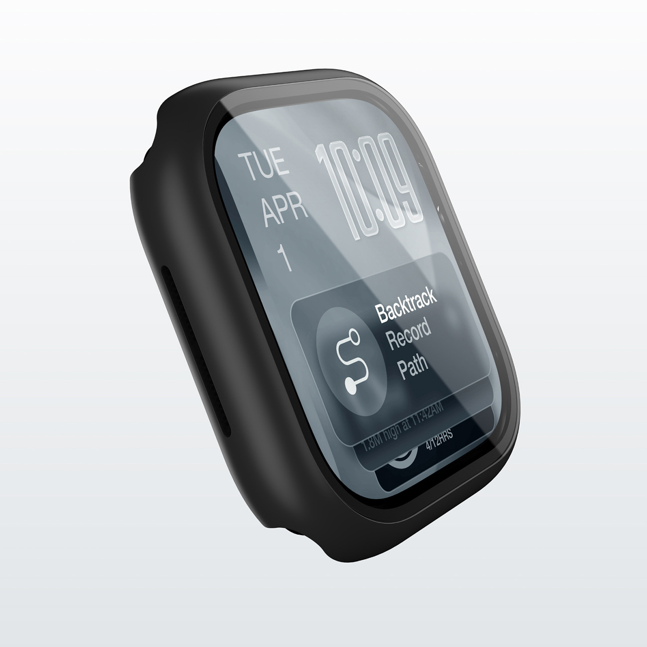 Apsauginis Stiklas Su Dėklu, Skirtas "apple Watch Series 11" 46 Mm "radix" - Juodas