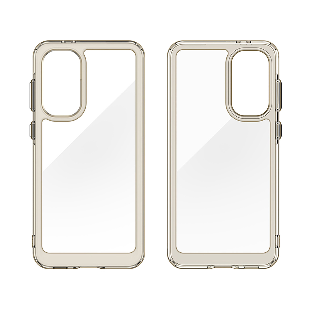 Dėklas Su Lanksčiu Rėmeliu, Skirtas "samsung Galaxy A36", "outer Space Case" - Skaidrus, Juodas