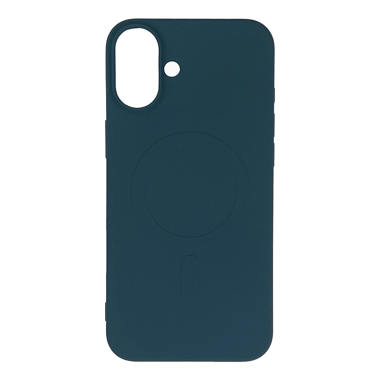 Galinis Dėklas Iphone 16e Liquid Silicone Case Magsafe - Mėlynas