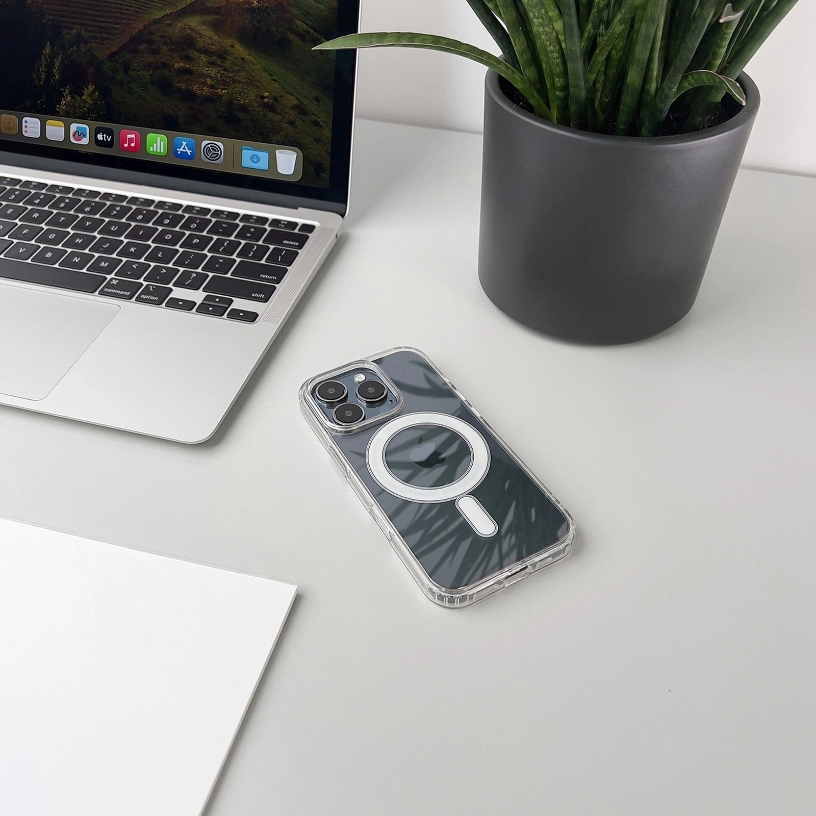 "samsung Galaxy A57 Magsafe Ultra Clear" Dangtelio įvorė - Skaidri