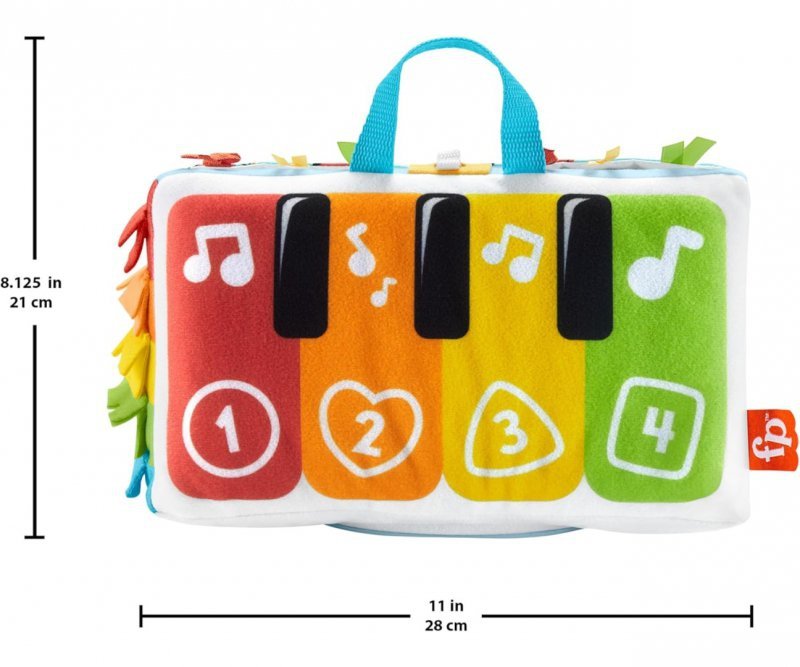 Fisher Price Hnd54 Minkštas Pianinas Su Veidrodėliu