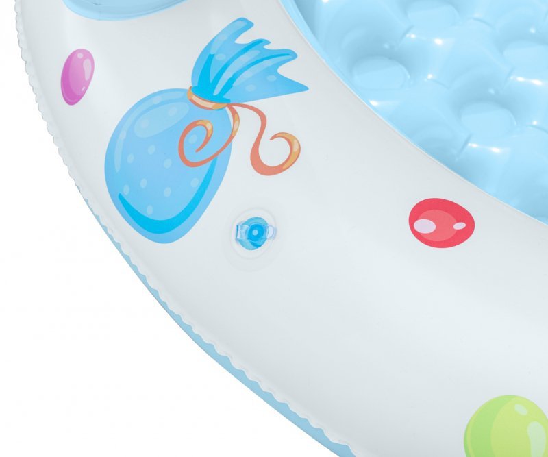 Bestway 52638 Pripučiamas Baseinas Su Stogeliu Ir Pripučiamu Dugnu Candy House 1,04 M X 84 Cm