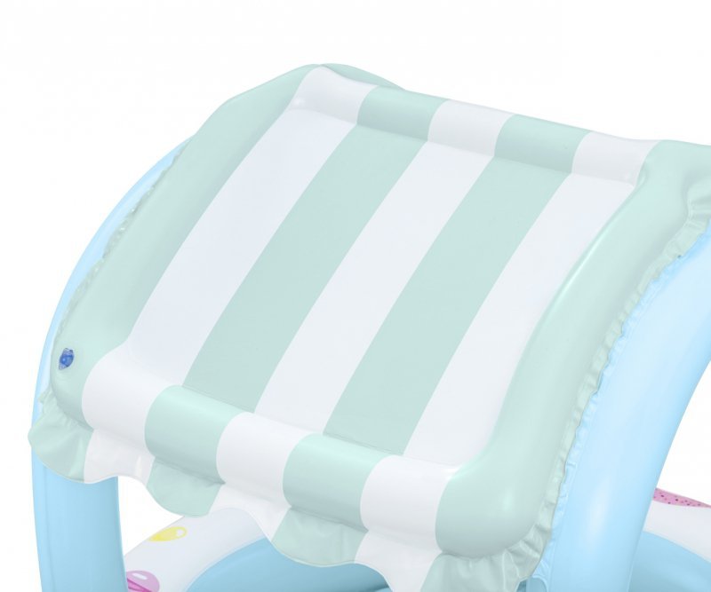 Bestway 52638 Pripučiamas Baseinas Su Stogeliu Ir Pripučiamu Dugnu Candy House 1,04 M X 84 Cm