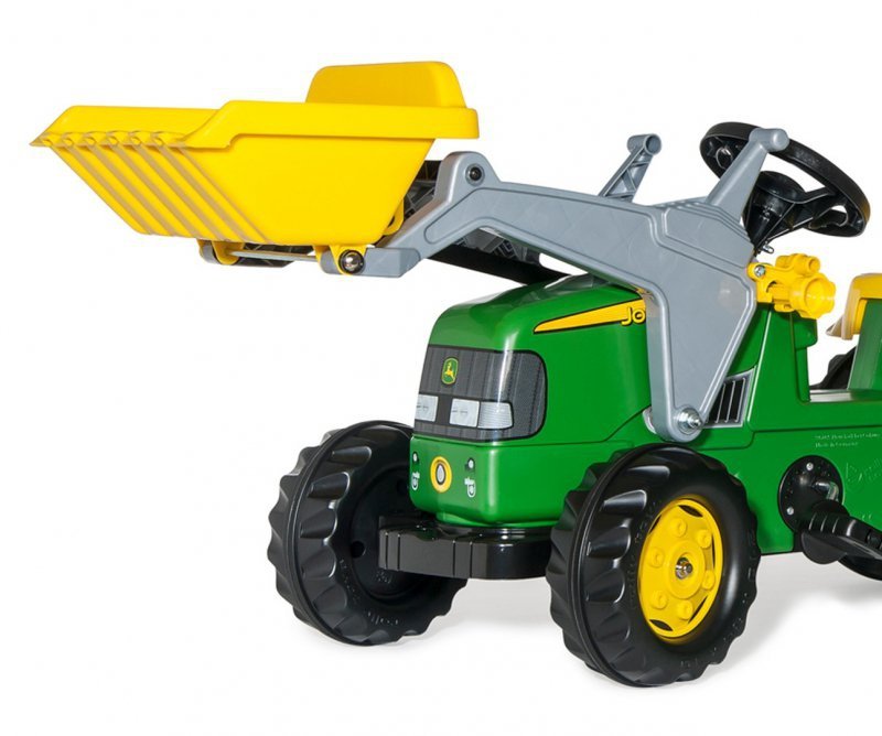 Rolly Toys 023110 John Deere Rolly Kid Traktorius Su Kaušu Ir Priekaba