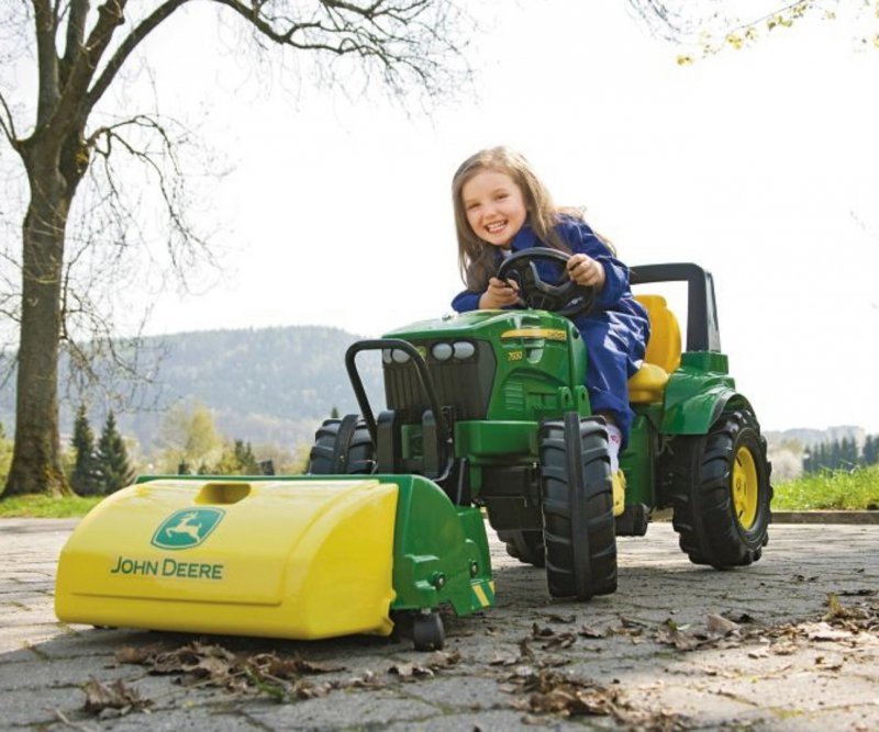 Rolly Toys 409716 šlavimo Mašina Su "john Deere" šluota