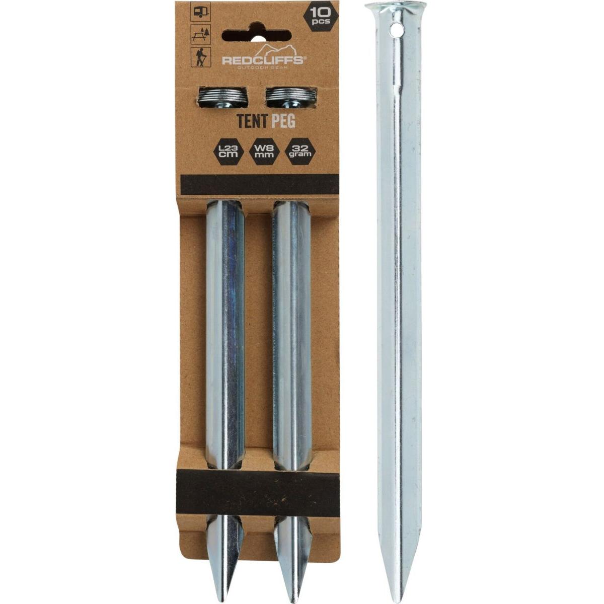 23cm Kpl 10vnt. Metalinių Palapinės Smeigtukų Redcliffs