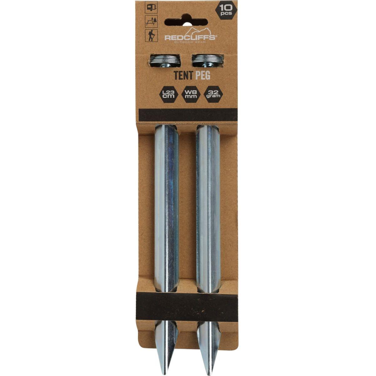 23cm Kpl 10vnt. Metalinių Palapinės Smeigtukų Redcliffs