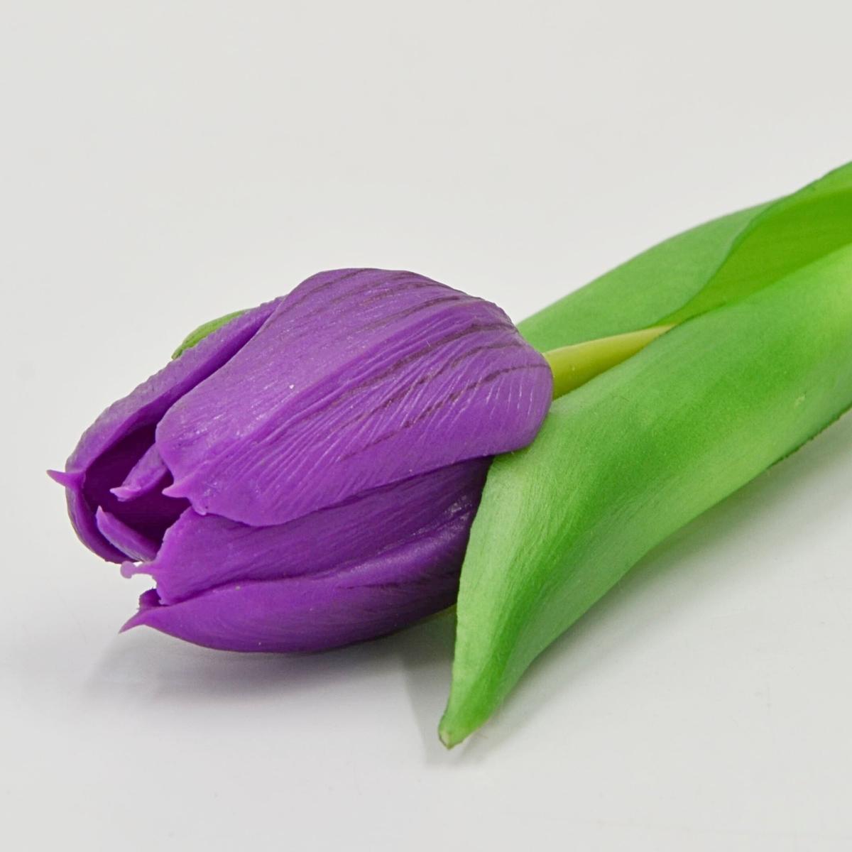 Tulpė Violetinė 31cm Kaip Gyva Pavasario Dekoracija