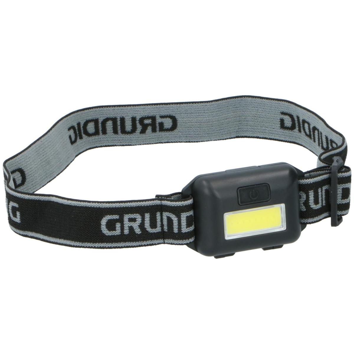 Led Cob Turistinis Priekinis žibintas Grundig - Juodas