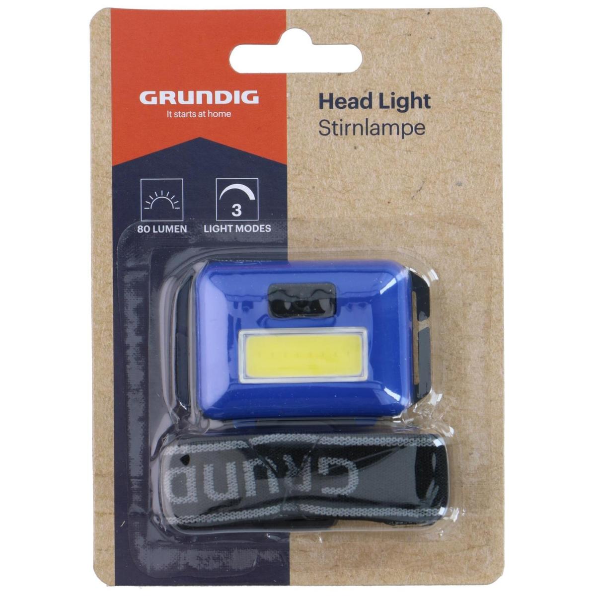 Led Cob Turistinis Priekinis žibintas Grundig - Mėlynas