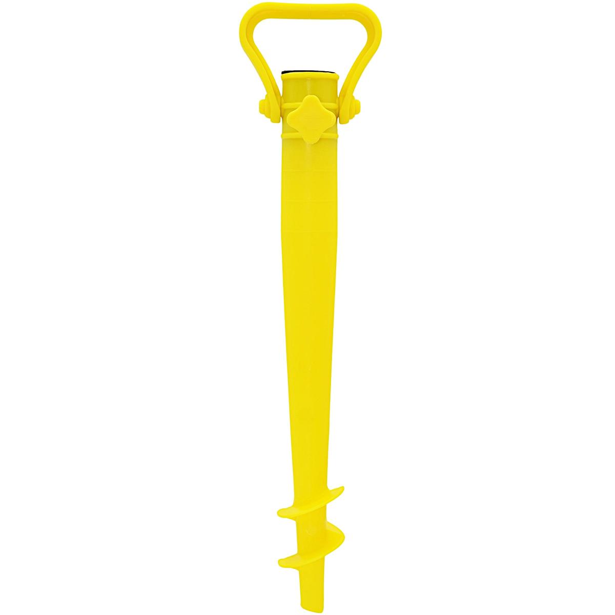Skėčio Pagrindas Plastikinis Varžtas 39cm Geltonas