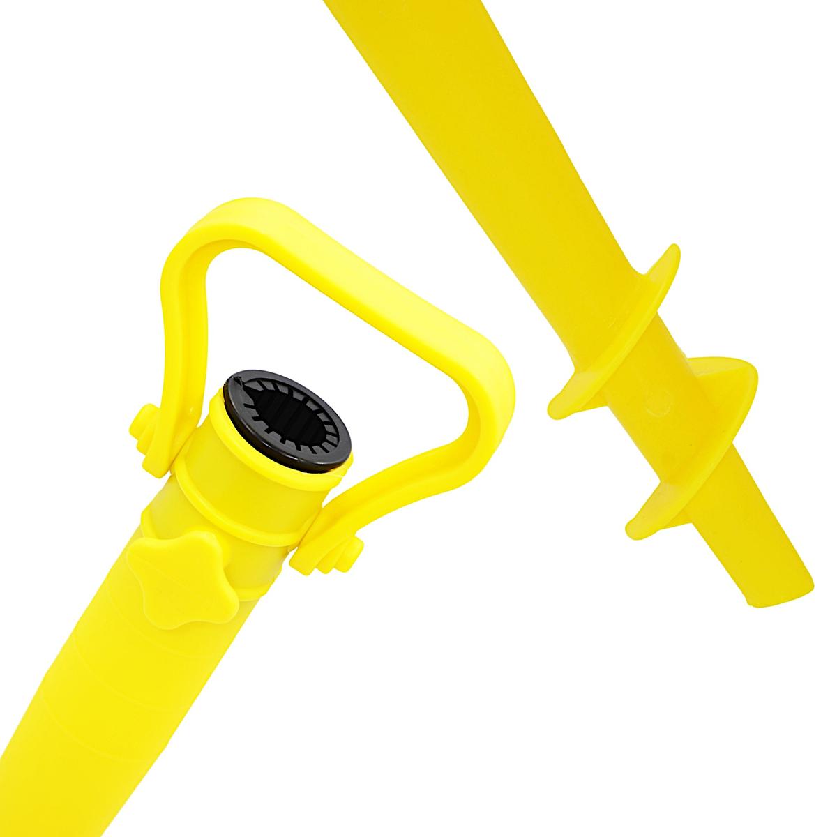 Skėčio Pagrindas Plastikinis Varžtas 39cm Geltonas
