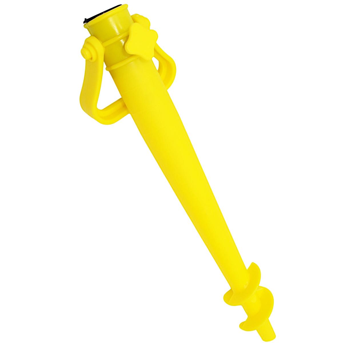 Skėčio Pagrindas Plastikinis Varžtas 39cm Geltonas