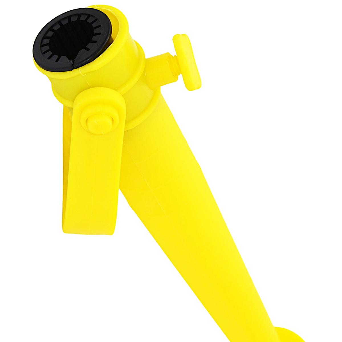 Skėčio Pagrindas Plastikinis Varžtas 39cm Geltonas