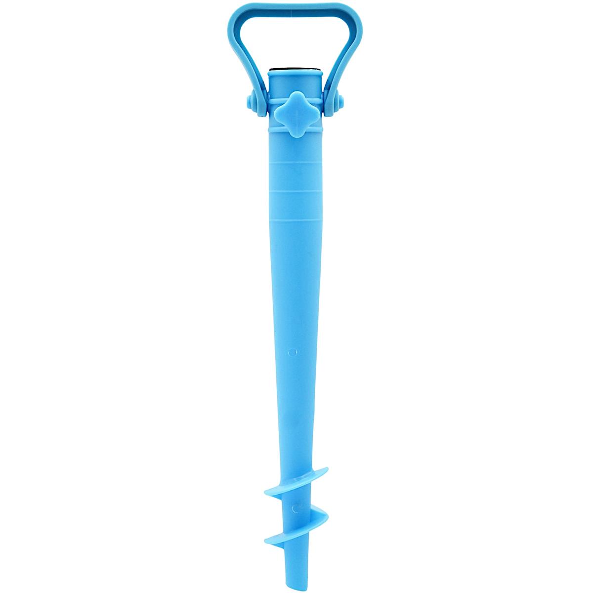 Skėčio Pagrindas Plastikinis Varžtas 39cm Mėlynas