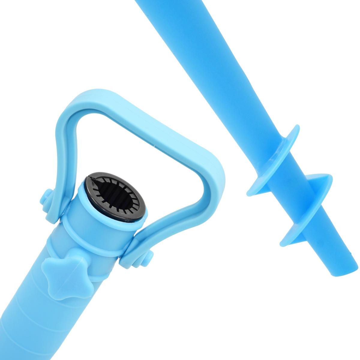Skėčio Pagrindas Plastikinis Varžtas 39cm Mėlynas