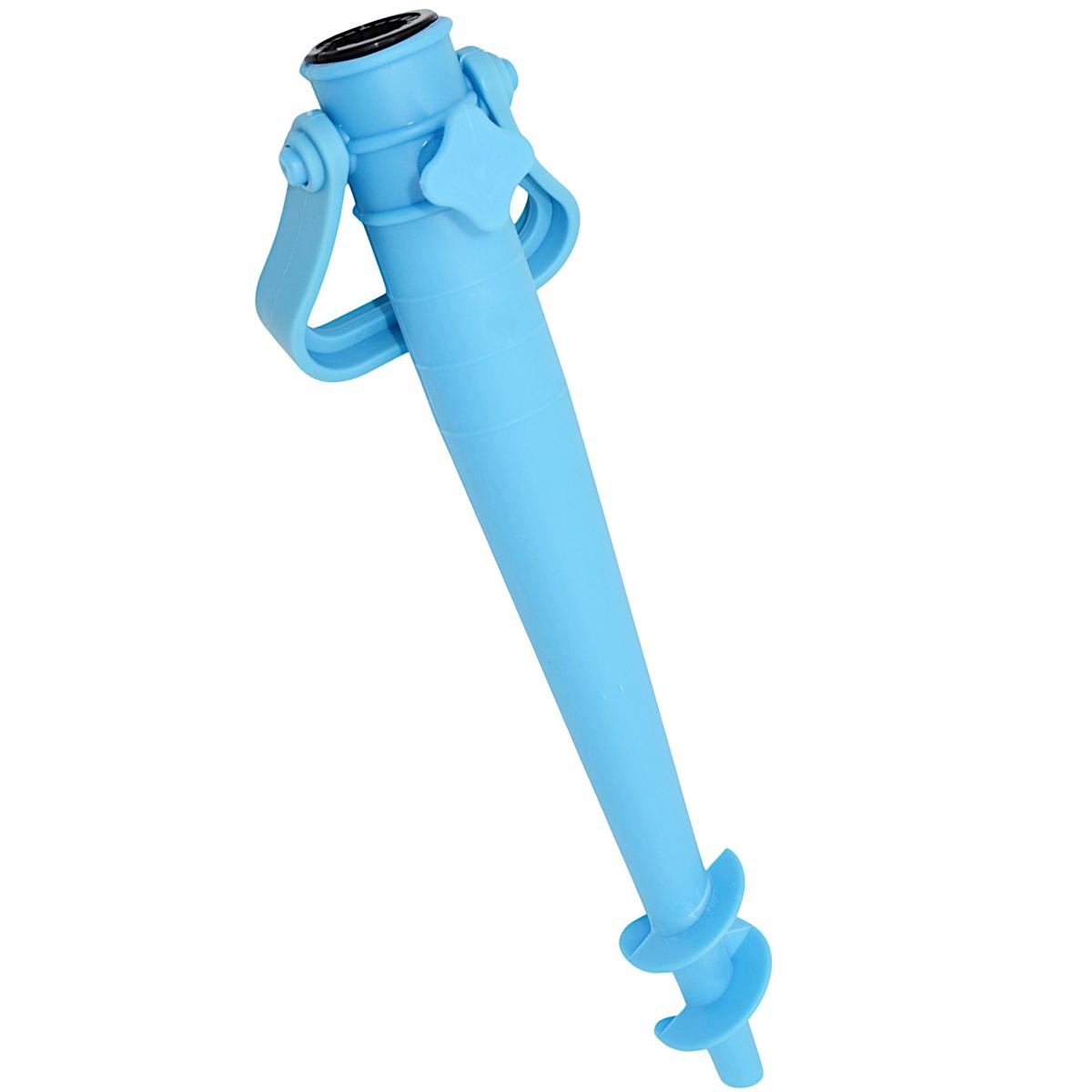 Skėčio Pagrindas Plastikinis Varžtas 39cm Mėlynas