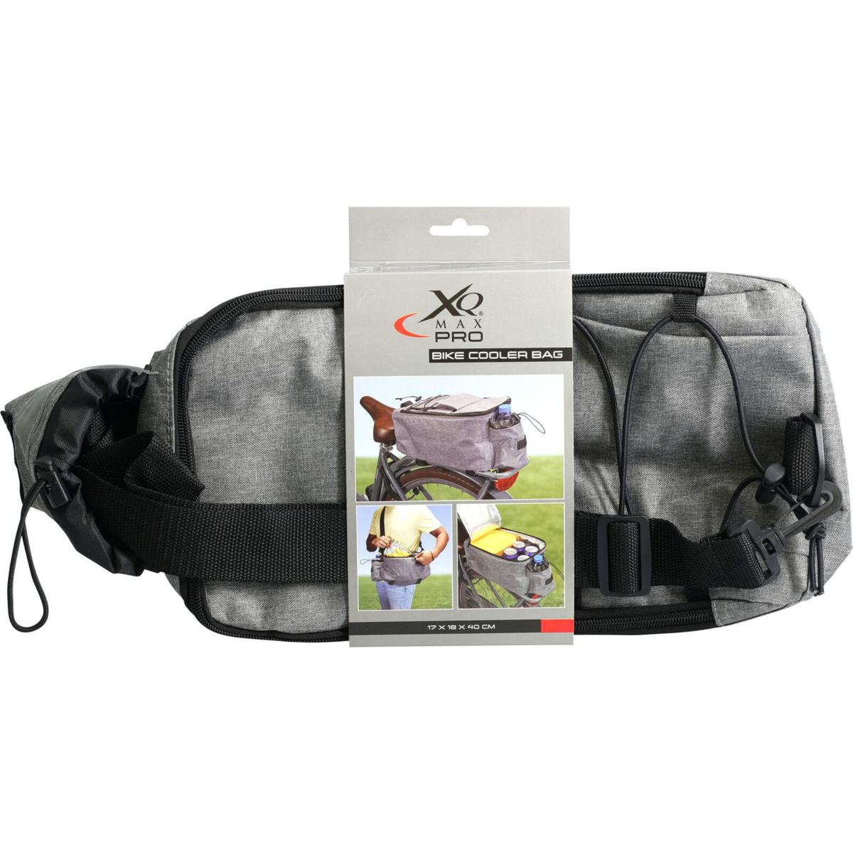 Kuprinė Dviratininko Krepšys 4in1 Pilka Xqmax