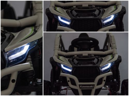 Kawasaki Teryx Grey įkraunamas 4x4 Eva Odos Rc Baterija Ličio Jonų Automobilis