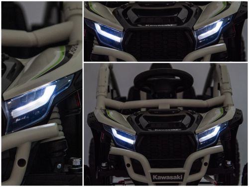 Kawasaki Teryx Khaki Akumuliatoriaus Automobilis 4x4 Eva Leather Rc Akumuliatoriaus Ličio Jonų Baterija