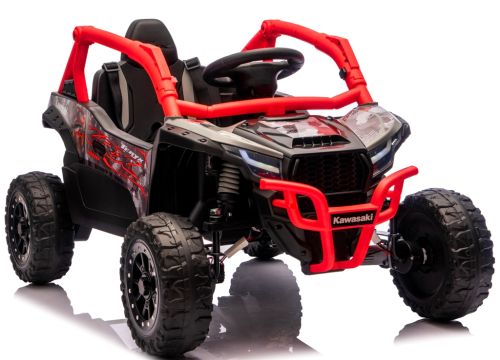 Kawasaki Teryx Red 4x4 Eva Leather Rc Baterija Ličio Jonų Automobilis